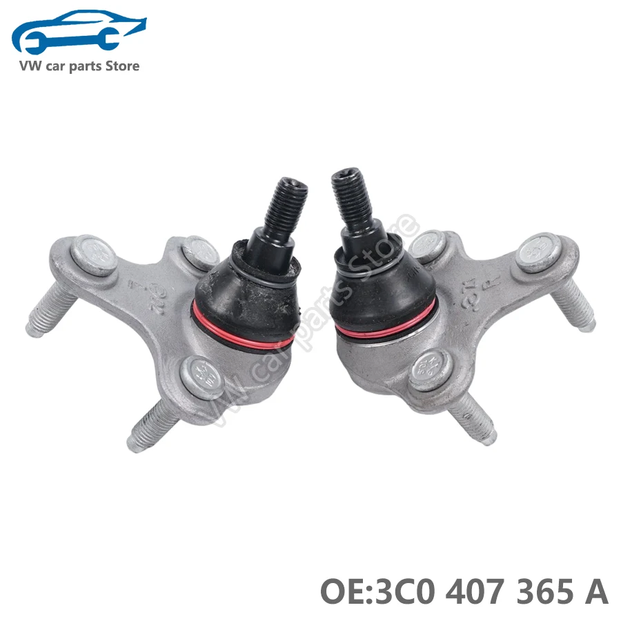 

2шт 1К 0407365 C 3C 0407365 Шаровой шарнир рычага управления подвеской B для VW Golf MK6 GTI Tiguan Touran Passat CC Sciricco 1K0 407 366 C