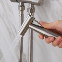 stainless steel toilet hand bidet faucet handheld bidet sprayer bathroom accessories hand sprayer shower head self cleaning tool