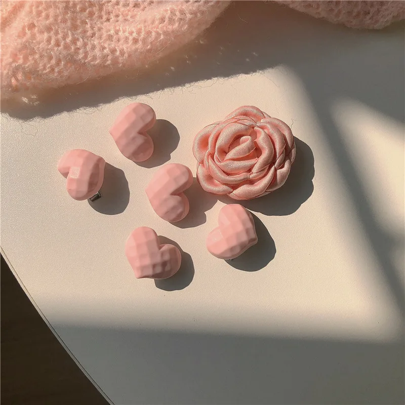 5 шт. заколки для волос в форме сердца девочек |