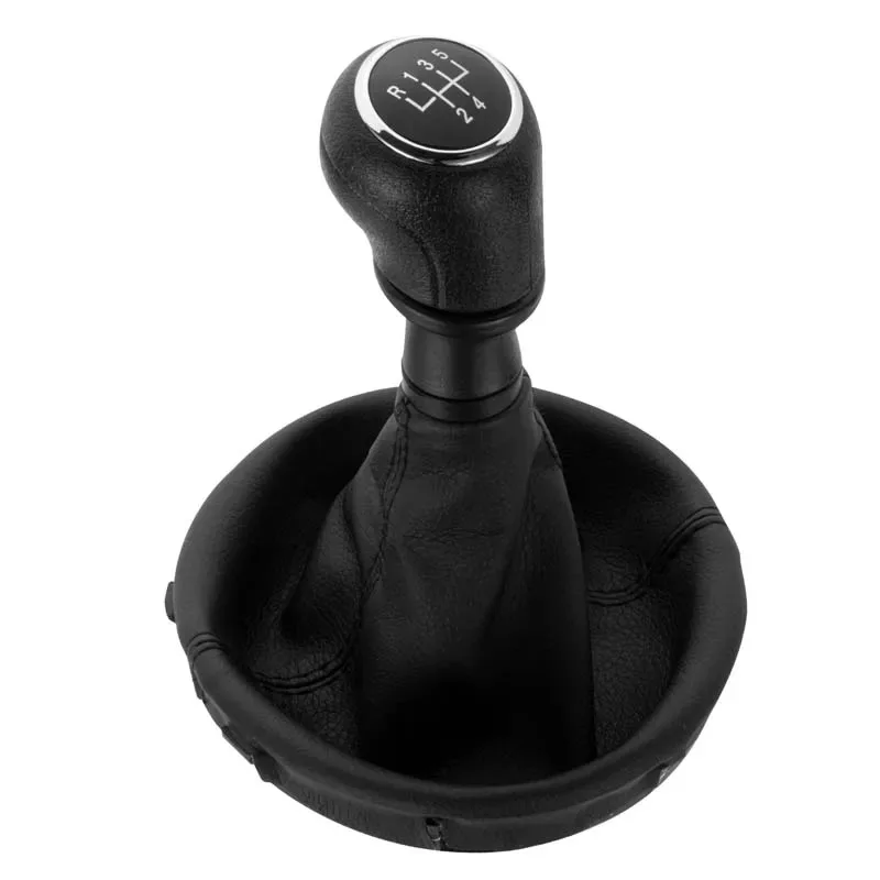 Фото Для Volkswagen VW Transporter T5 T5.1 Gp 2003-2011 T6 Автомобильная ручка переключения передач, рычаг переключения передач, кожаные чехлы, воротник №2