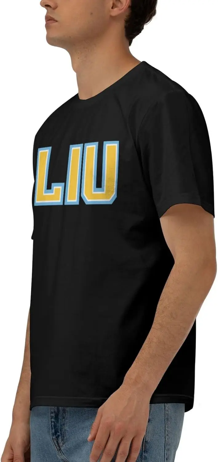 Мужская футболка с коротким рукавом из чесаного хлопка логотипом университета