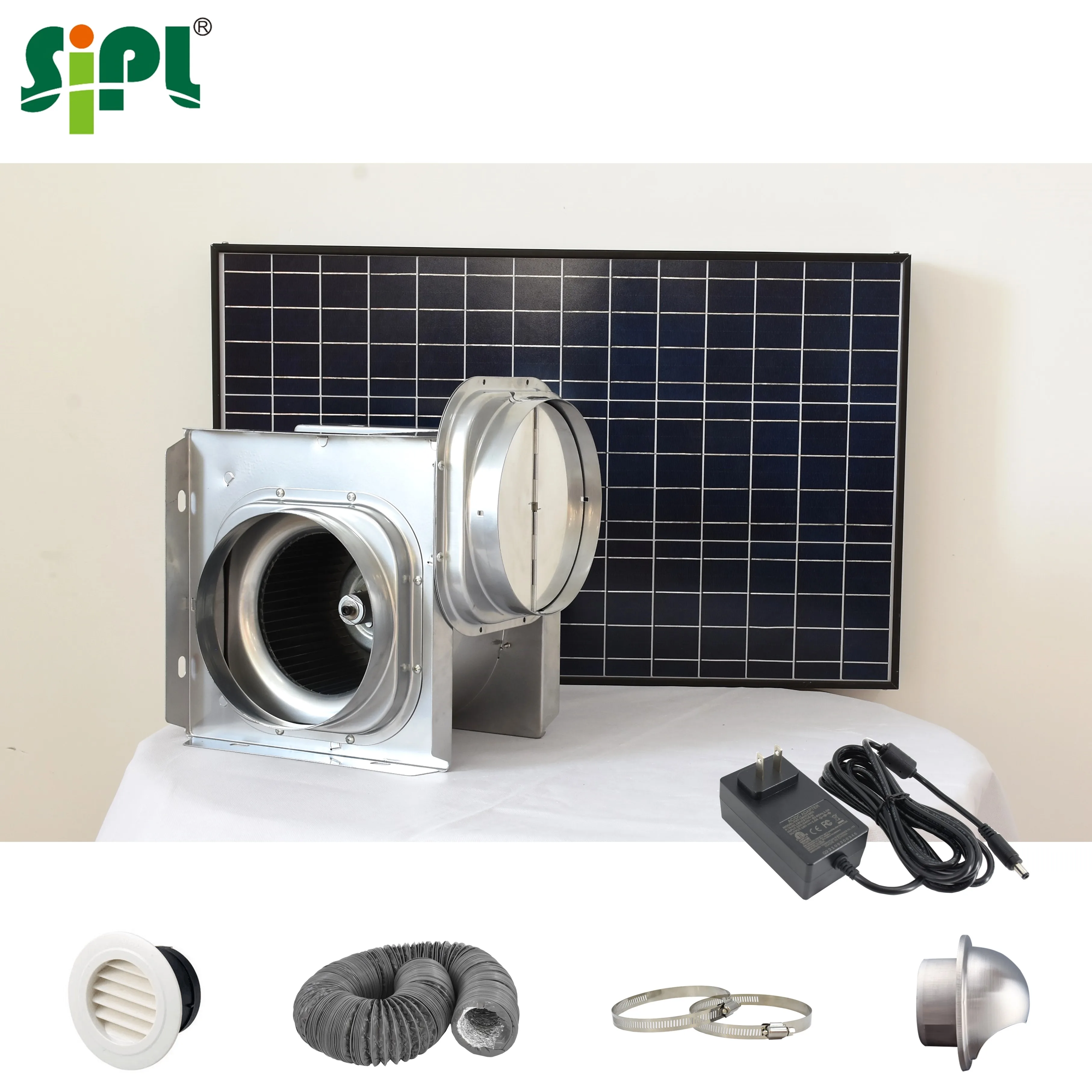 

Вентилятор Потолочный центробежный на солнечной батарее, 8 дюймов, 24 часа