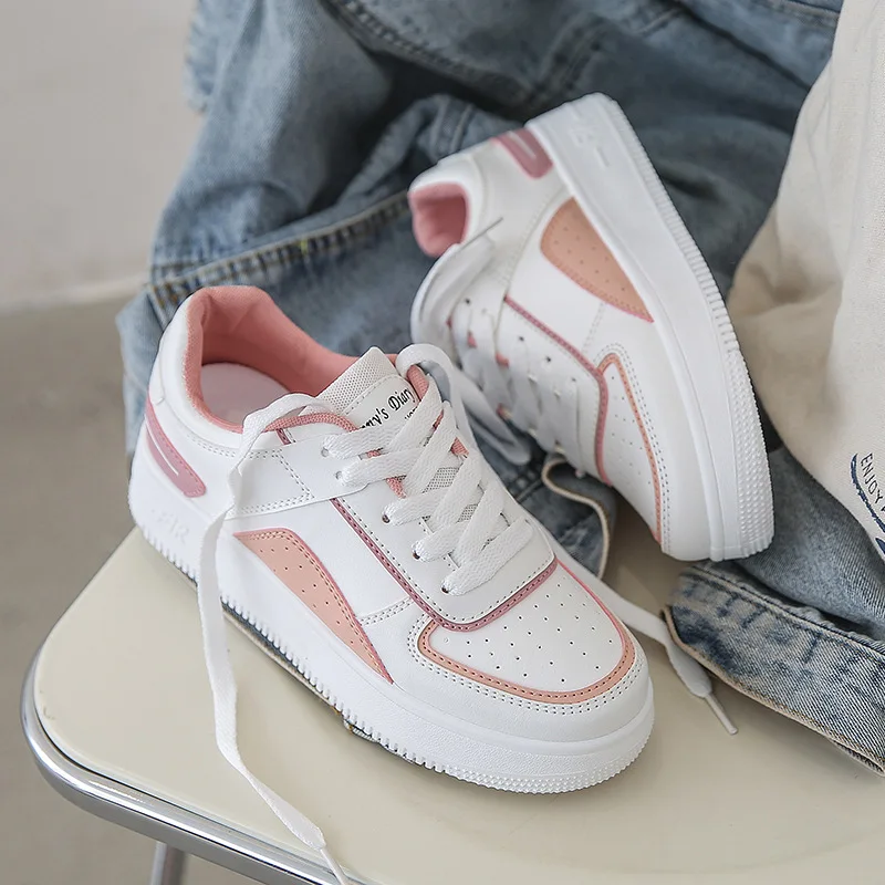 

Женская обувь в новом стиле 2022 года, самая продаваемая женская повседневная обувь, легкие и дышащие женские туфли на платформе, туфли на пло...