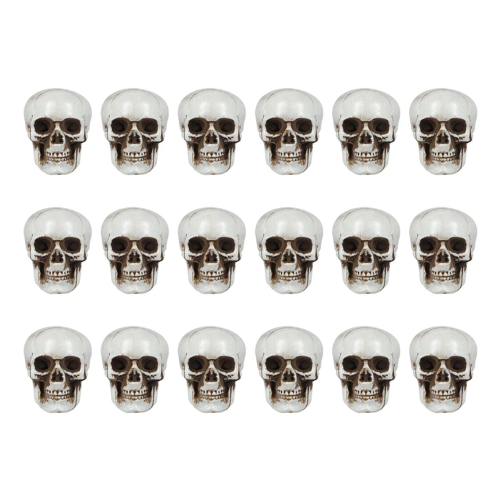

Halloween Decor Head Mini Decorations Heads Prop Decoration Prank Ornament Human Hallween Bones Crafts Props Size Realistic Toys
