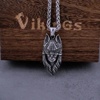 stainless steel retro catwoman men and women fashion hip hop wild stainless steel chain skull pendant birthday gift jewelry
