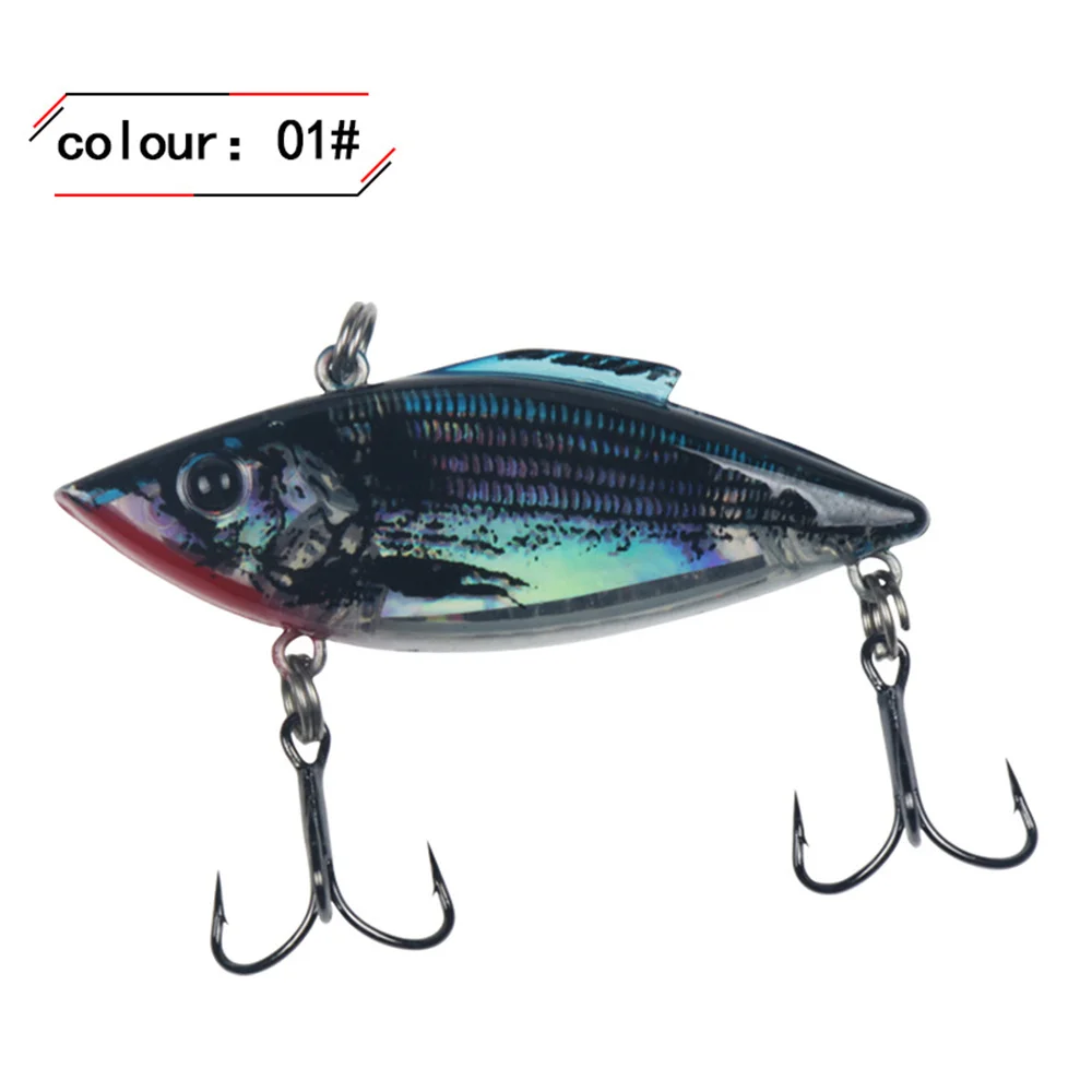 

Bionic Fake Bait Three-dimensional Fish Eye 6cm Vib Fake Bait Fishing Bait Realistic Throw Distance Fake Bait Metal Bait 12g