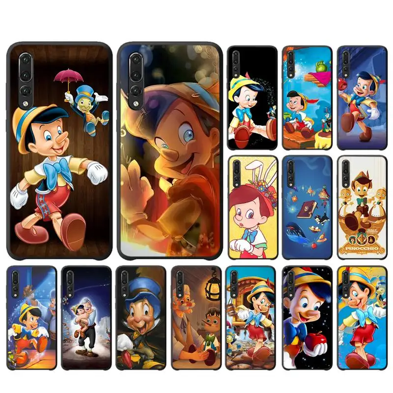 

Disney Pinocchio Phone Case for Huawei P30 40 20 10 8 9 lite pro plus Psmart2019
