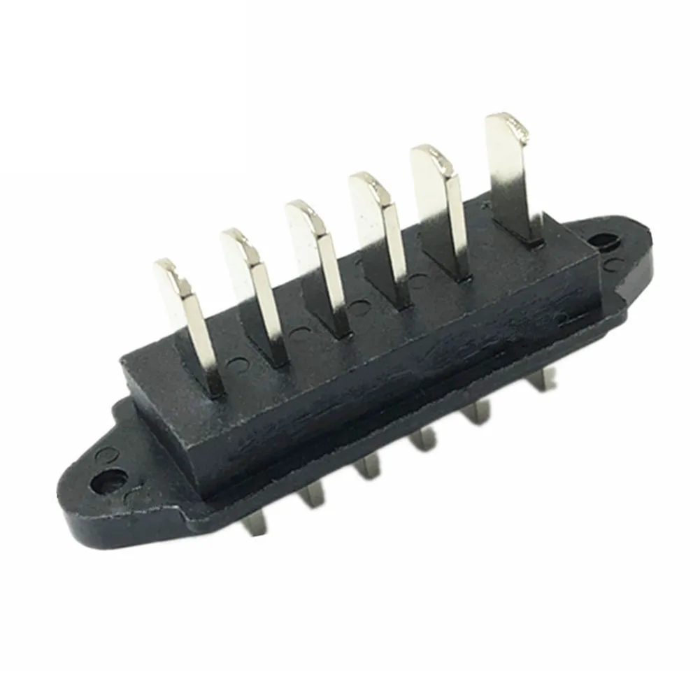 

6-контактный разъем для электровелосипеда, велосипеда, коробка для аккумуляторов, штекер, гнездо, электрическое оборудование, переключатель питания, аксессуары