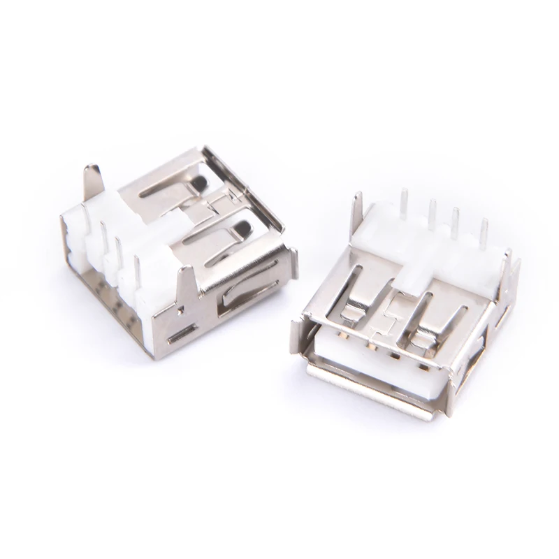 

10 шт., разъёмы для пайки через USB Type A