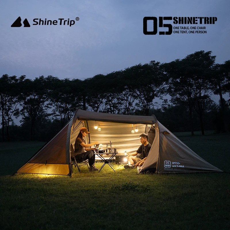 Палатка для кемпинга ShineTrip туннельная палатка легкий тент Большая универсальная