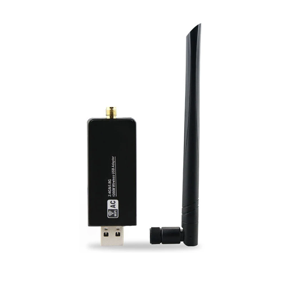 

Wireless AC WiFi Adapter 1200Mbps USB3.0 WIFI Dongle RTL8812AU Chipset 5GHz Wireless Card For kali Linux Pentesting