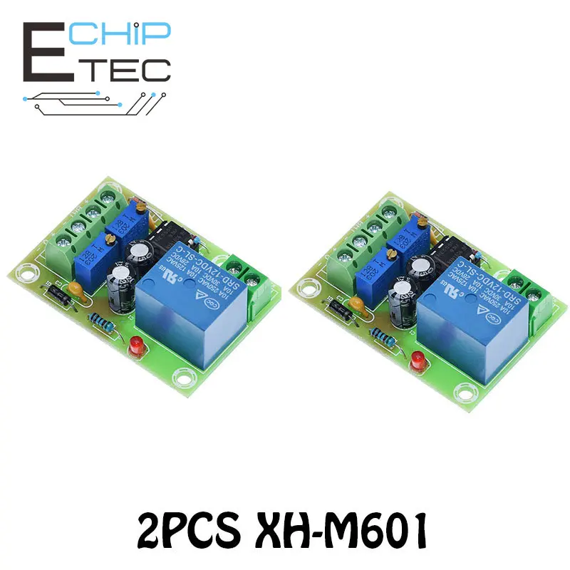 

2PCS XH-M601 Battery 12V Smart Charger Power Control Module Panel Auto Charge/Stop Switch