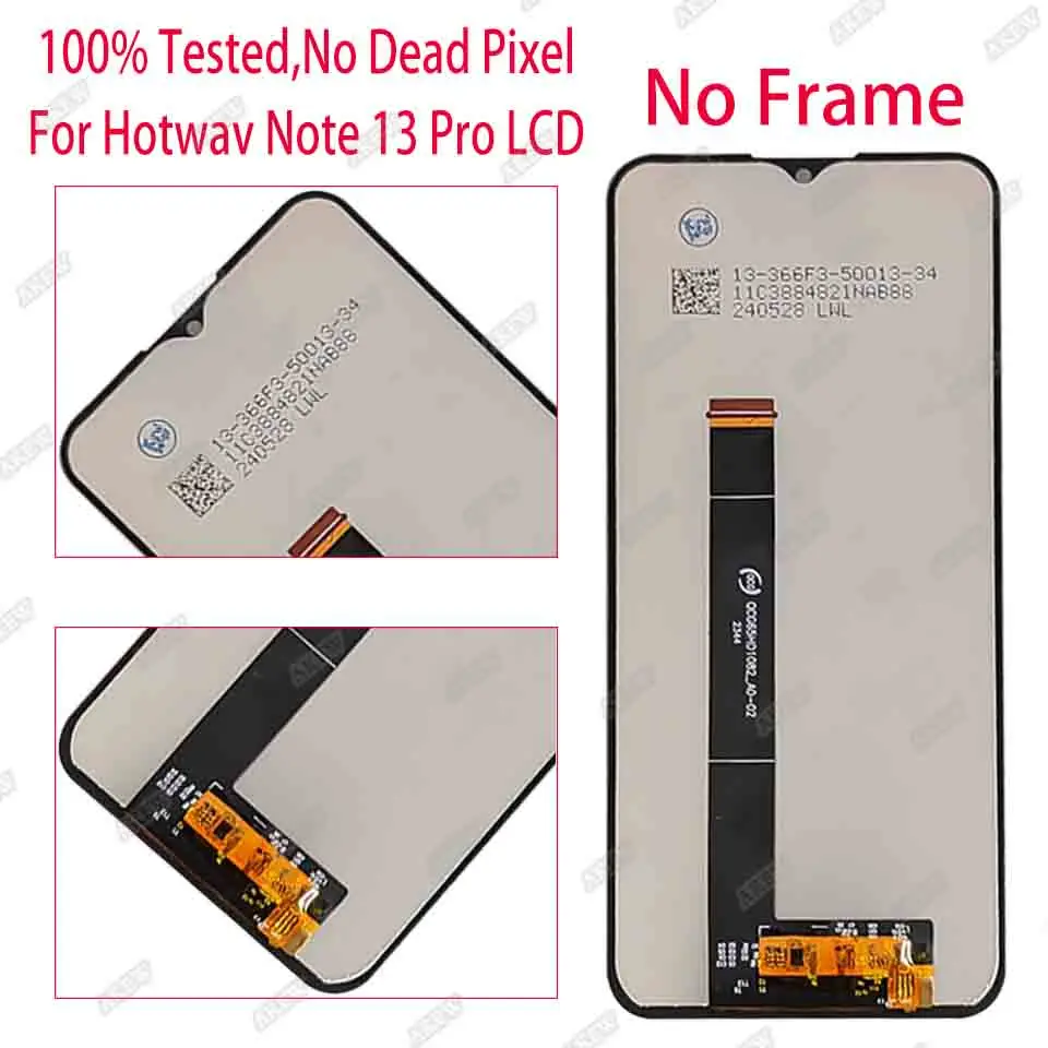 Фото ЖК-дисплей для Hotwav Note 13 Pro, сенсорный экран для HOTWAV Note 13 Pro Note 13 Pro Note13 Pro Note13pro, сменная деталь, оригинал №3