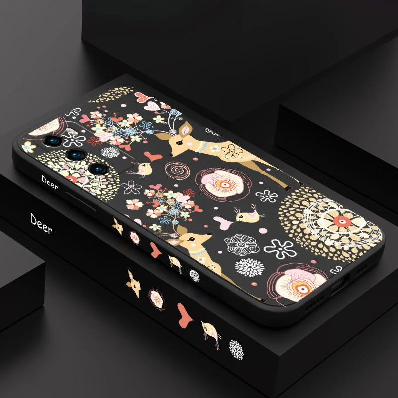 

Psychedelic Deer Phone Case For Huawei P40 P50 P30 P20 Pro Lite Nova 10 10SE 9 9SE Mate 50 50E 40 30 20 Pro Lite Cover