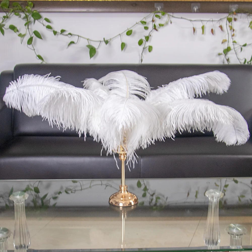 

10Pcs White Natural Ostrich Feather 15-35cm Table Centerpieces Carnival Ostrich Plume Wedding Home Party Decoration Crafts