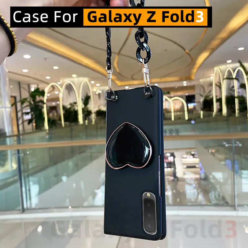 

Чехол для Samsung Galaxy Z Fold3 W22, складной экран, чехол для телефона Galaxy Z fold 3, чехол с гальваническим кронштейном