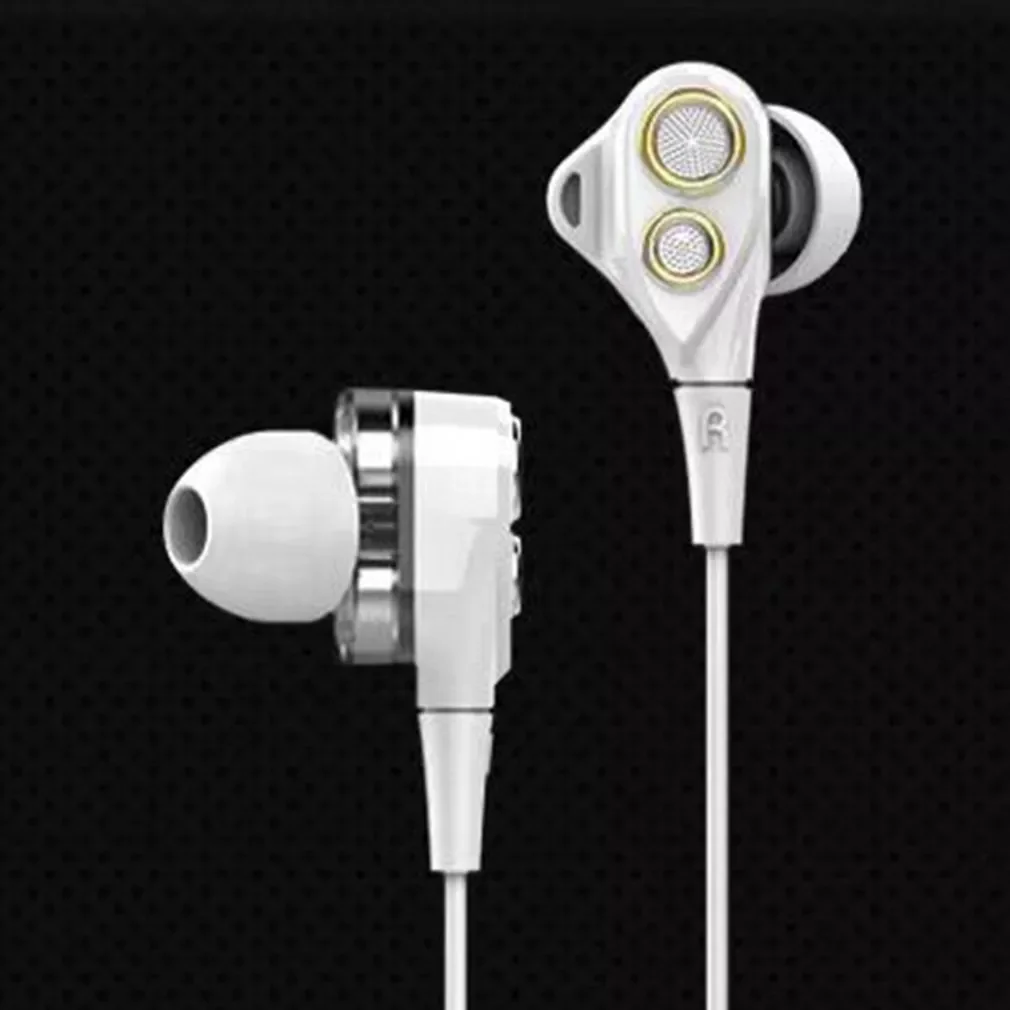 

T1 Earphone Super Bass Microphone in Ear 3.5mm for Iphone 6 6s Wired Line Type Dynamic for Mobile Phone OUTAD