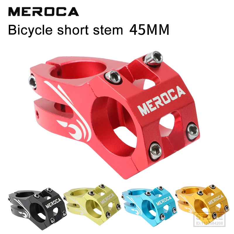 

MEROCA Mtb Power Road Mountain Bike Table Handlebar Advance Negative Short Power Bicycle Bridge Rod 45mm Stem 31 8 Riser Cycling