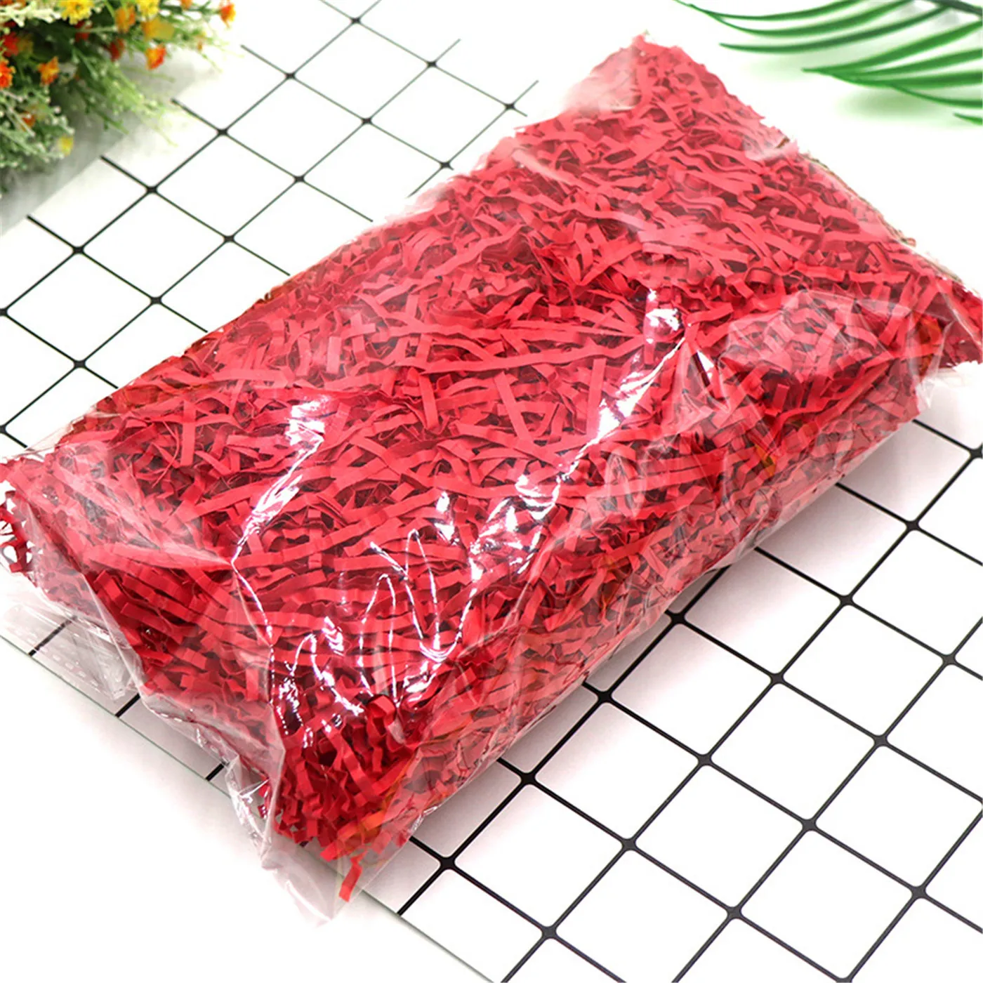 Полимерная бумага измельченная гофрированная сделай сам для вечерние