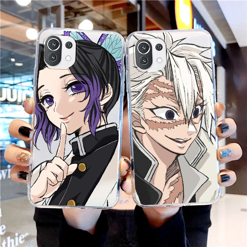 

Demon Slayer Anime Transparent Phone Case For Xiaomi Mi 13 Lite 12T 12S 12X 12 11 11T 11i 10T 10 9 Pro Ultra 5G Cover Capa Core