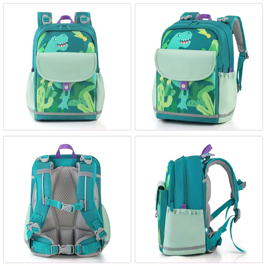 Kids Brand New Cartoon Dinosaur School Bags for Boys Children's Large Orthopedic Backpacks Grade 1-5 Primary Schoolbags Mochilas