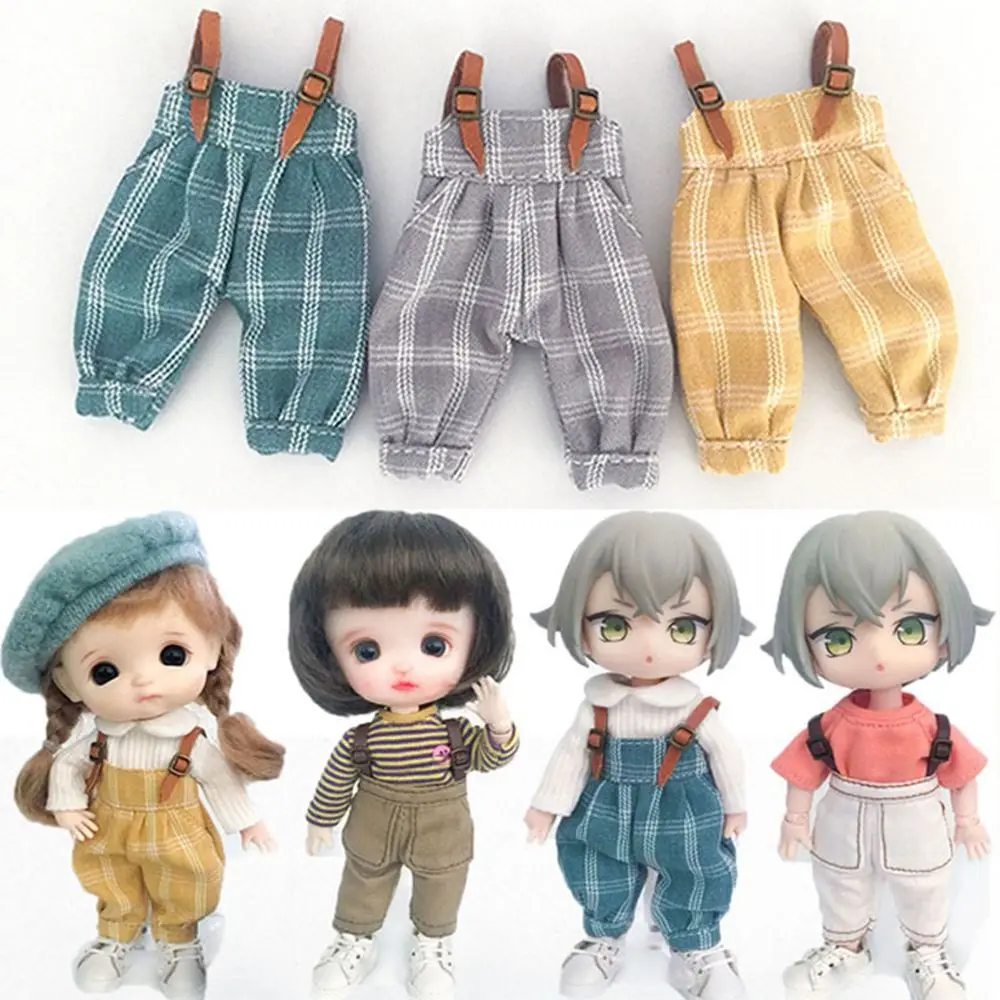 

Doll Casual Clothes Accessories Doll Long Pants Doll Overalls Clothes Fashion Doll Pants Casual Pocket Trousers