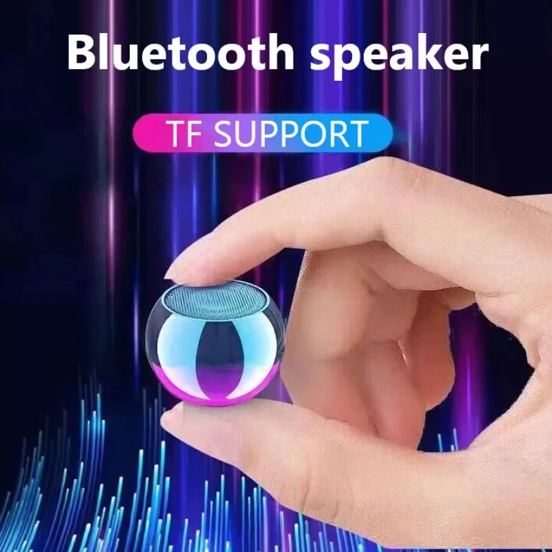 Купи NEW speaker Bluetooth 5.0 support TF Extended Bass and Treble Rock metal Wireless HiFi Portable Speaker Tws Subwoofer Speaker за 686 рублей в магазине AliExpress