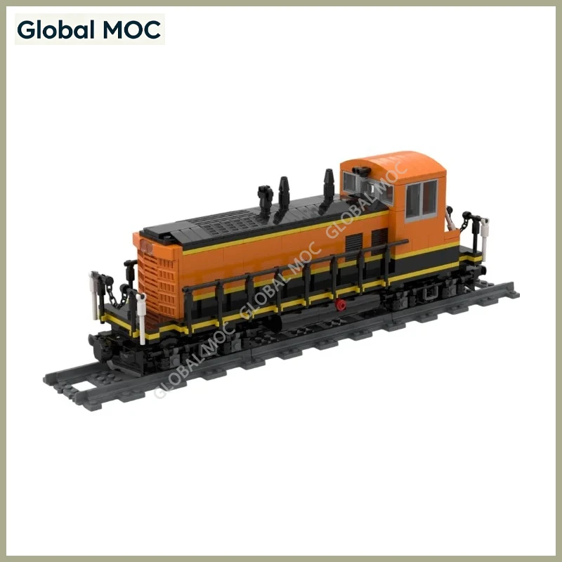 Локомотив BNSF EMD SW1500 для маневровых работ, детализированный набор строительных блоков железнодорожного транспорта, MOC-набор, винтажный грузовой поезд, игрушка для самостоятельной сборки и демонстрации. (art.: 3920dcdb9fd3f) - 3920dcdb9fd3f