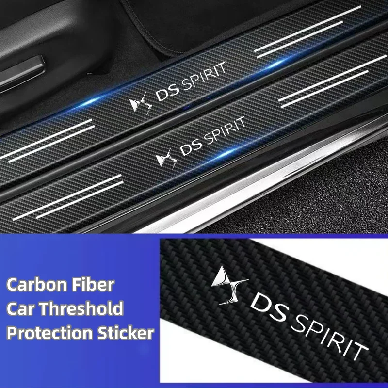 

Carbon Fiber Car Sticker DIY Paste Auto Door Protector Strip For Citroen DS SPIRIT DS3 DS4 DS4S DS5 DS 5LS DS6 DS7 WILD RUBIS