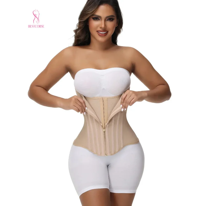 Фото Корсет-пояс XS Steel Bone Curvy для коррекции фигуры, утягивающий пояс для талии, для женщин, для спорта, тренировок, фитнеса, для утяжки живота, корректирующий пояс-корсет Faja №4