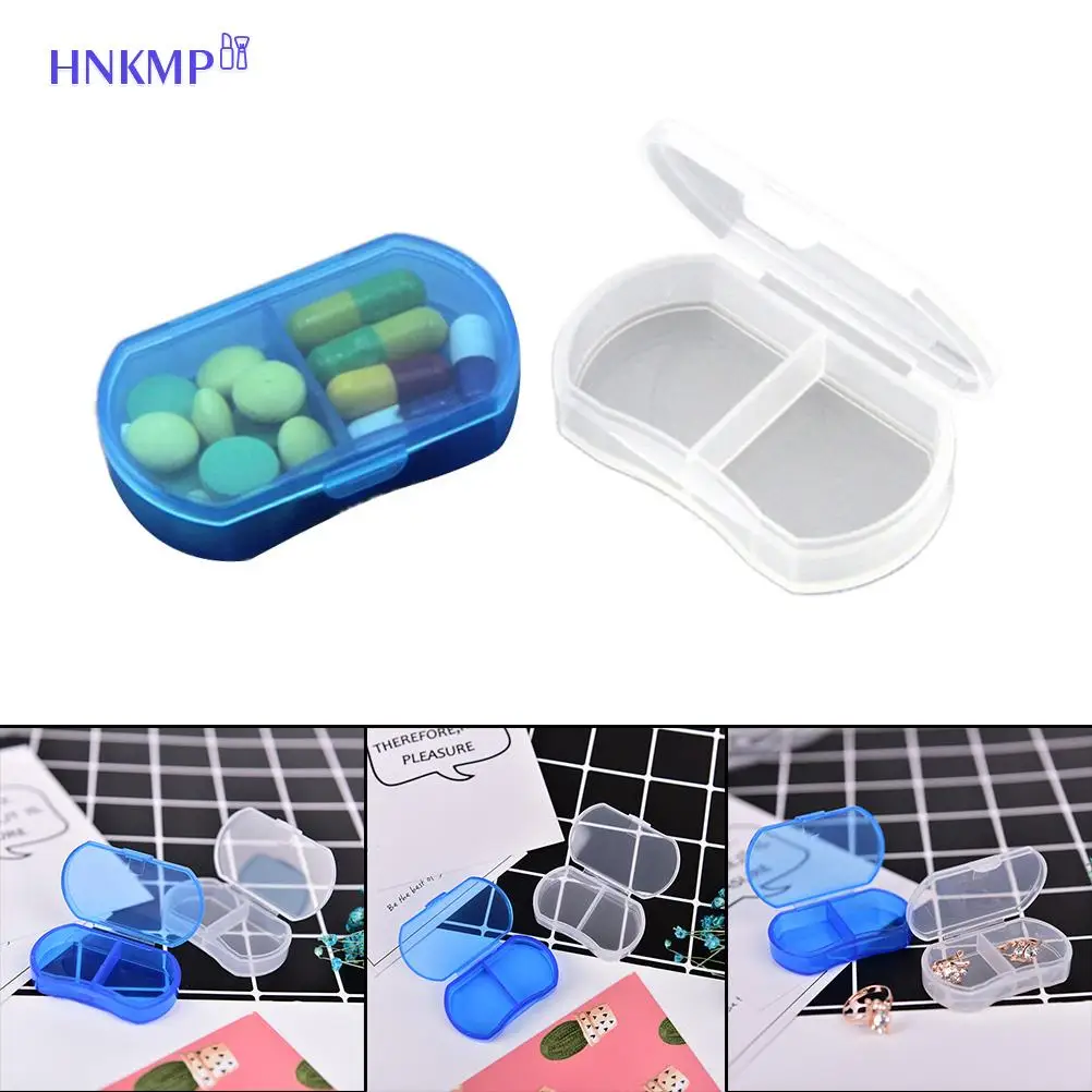 

Pill Box Folding Vitamin Medicine Drug Container Pill Box Makeup Storage Case Container 1pc