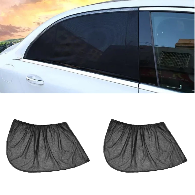 

1 шт./2 шт. универсальные аксессуары для стайлинга автомобиля солнцезащитный козырек занавеска для заднего окна Защита от УФ-лучей козырек з...