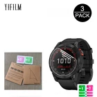 Мягкая прозрачная пленка из ТПУ для смарт-часов Garmin Fenix 7 7X 7S Epix, защита экрана от царапин, Гидрогелевая пленка, не стекло, 3 шт.