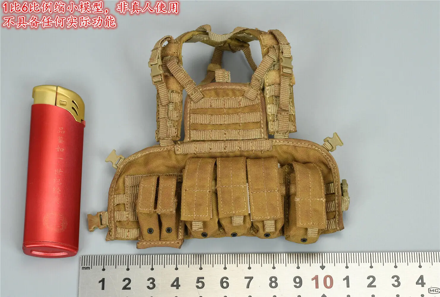 

1/6 Scale Soldier Accessories Chest Hanging Model for 12" Doll Toys