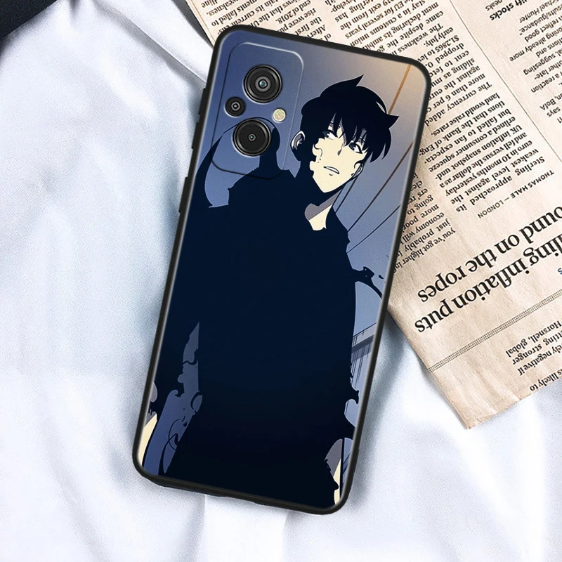 Соло выравнивающийся мультяшный для Xiaomi Redmi 13C 12C 12 11A 10C 10X 9T 9C 9AT 8A 8 7A A3 A2 A1 Plus черный