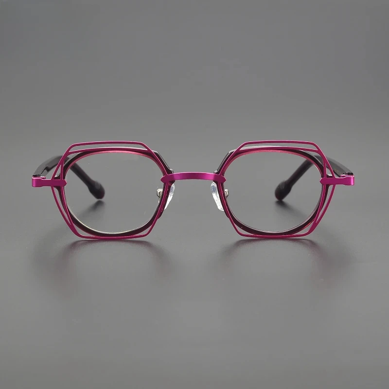 Новые ретро мужские оптические очки для близорукости с защитой от синего света