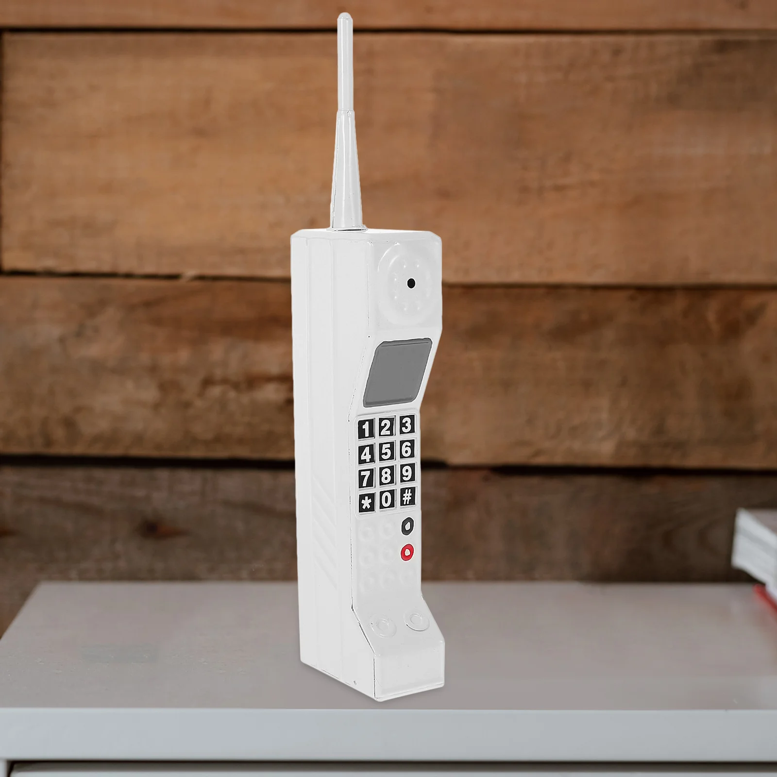 

Vintage Telephone Model Photo Prop Decorative Mobile Farmhouse Statue Retro Desktop Office Cell
