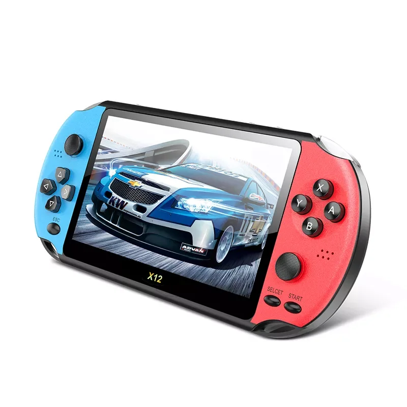 X12 pro video game retro consoles portatil handheld game players 2000 games 5.1 inch screen Childrens handheld GBA games