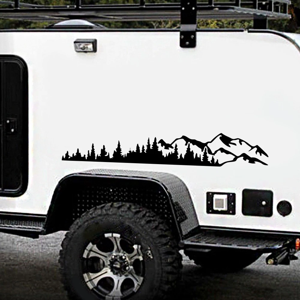 

Brand New Durable Car Sticker Decoration Removable Totem Unique Waterproof Decal Mountain RV Universal Vehicles