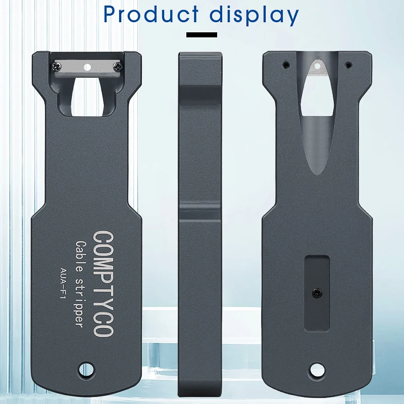AUA-F1 Optical Cable Longitudinal Bundle Tube Stripper Standpipe Window Cutter Cable Tool FTTH Stripper Feeder Blade