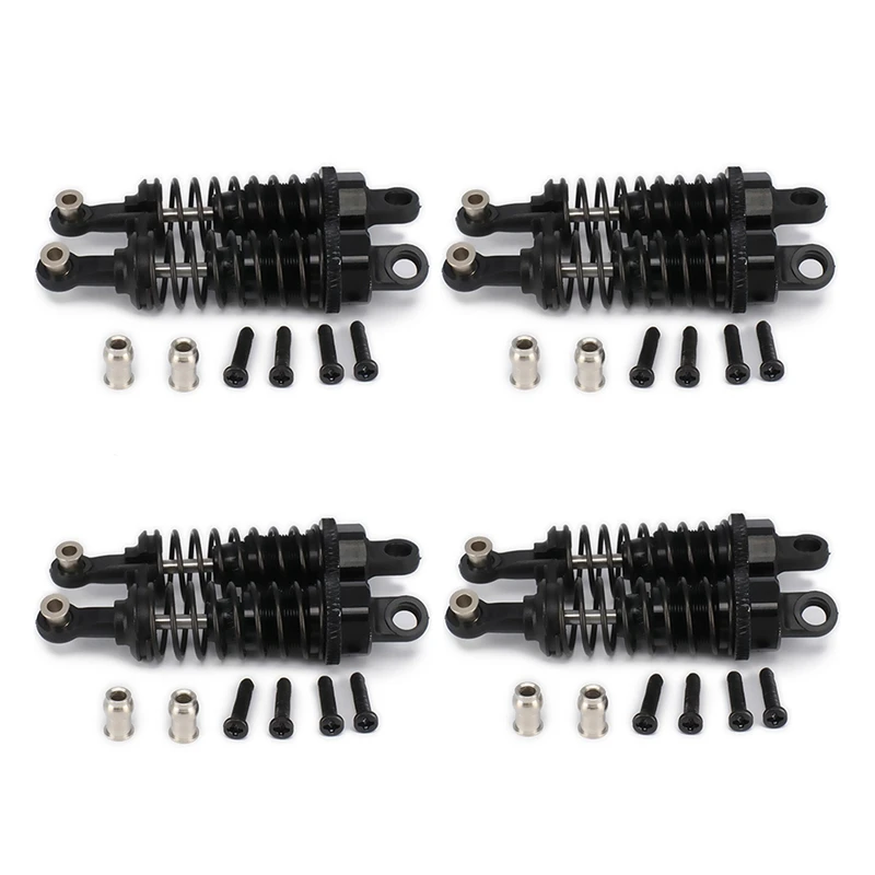 

8 шт. масляный регулируемый амортизатор 65 мм для 1/18 Wltoys A959 A969 A979 K929 Hpi Hsp Traxxas Losi Tamiya, черный