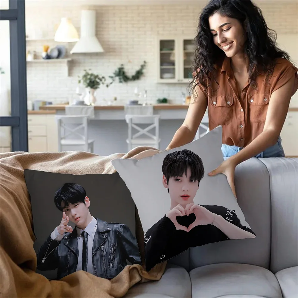 Наволочки с рисунком Kpop Singer C-Choi Soo-binS диван декоративный домашний двусторонний