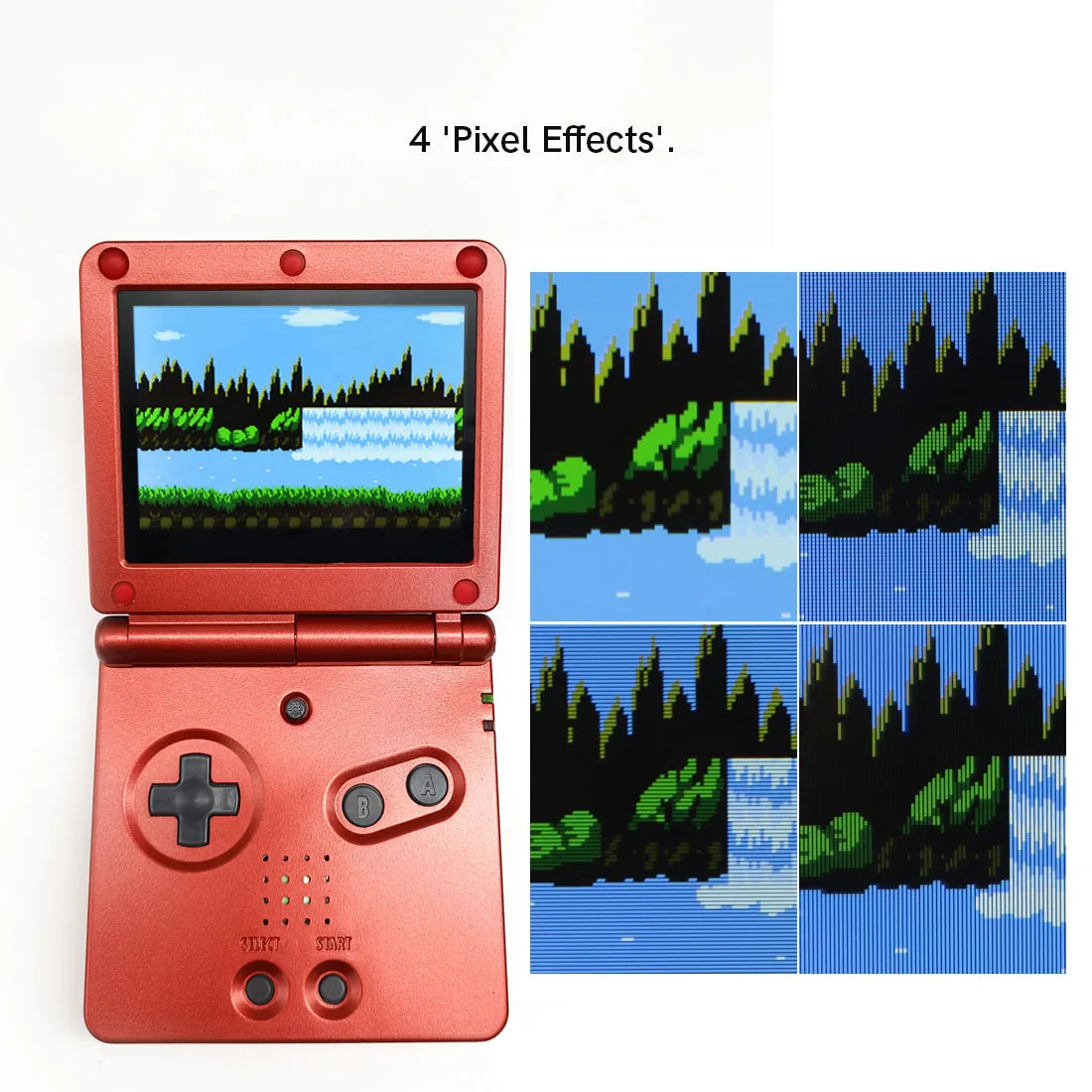 Фото Предварительно ламинированный IPS LCD-экран V5 для GBA SP, 3.0 дюйма, комплект для замены экрана, простая установка. №4