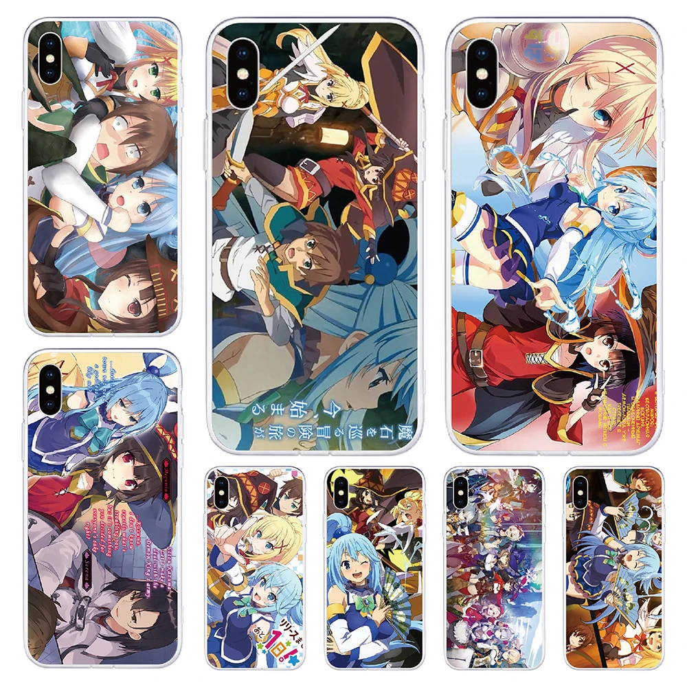 

Чехол для телефона Xiaomi Mi 10S 10i 10T 10 Ultra 9T Pro 9 Lite 9SE 6, мягкий ТПУ Kono Subarashii Sekai, силиконовый чехол, 2022