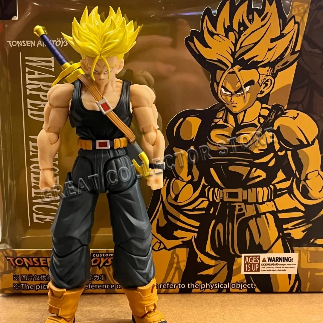 Фото Второе издание Tonsenarttoys: Фигурки-модели Kamione Dragon Ball Z Super Saiyan SSJ SSJ2 Транкс 05a 05b №1