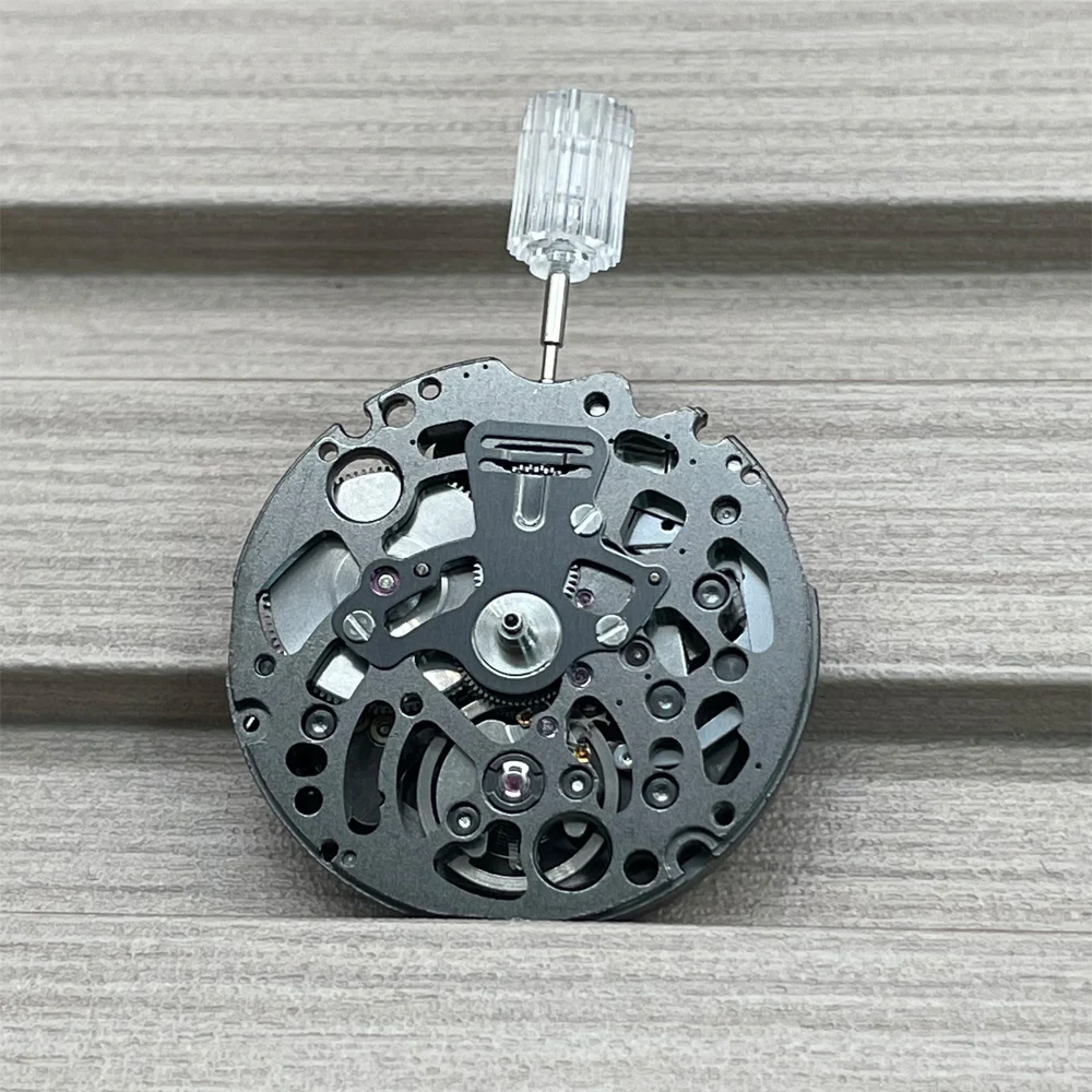 Full Steel Skeleton Original Black Seiko NH72a Movt Replace Kit Watch Parts Mechanical Mechanism Luxury Japan Watch Accessories