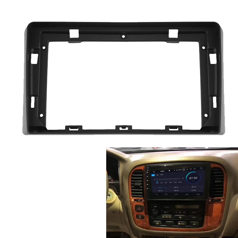 2Din Автомобильная радиоустановка Fascia Для Lexus LX4700 1998-2002 DVD стерео рамка пластина
