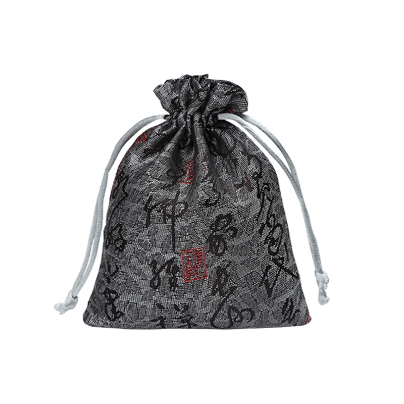 New 20pcs Silk Jewelry Pouch Bags with Drawstring 10x13cm Jewellery Pouch for Christmas Wedding Gift Bags Pochette Tissu 13x18cm