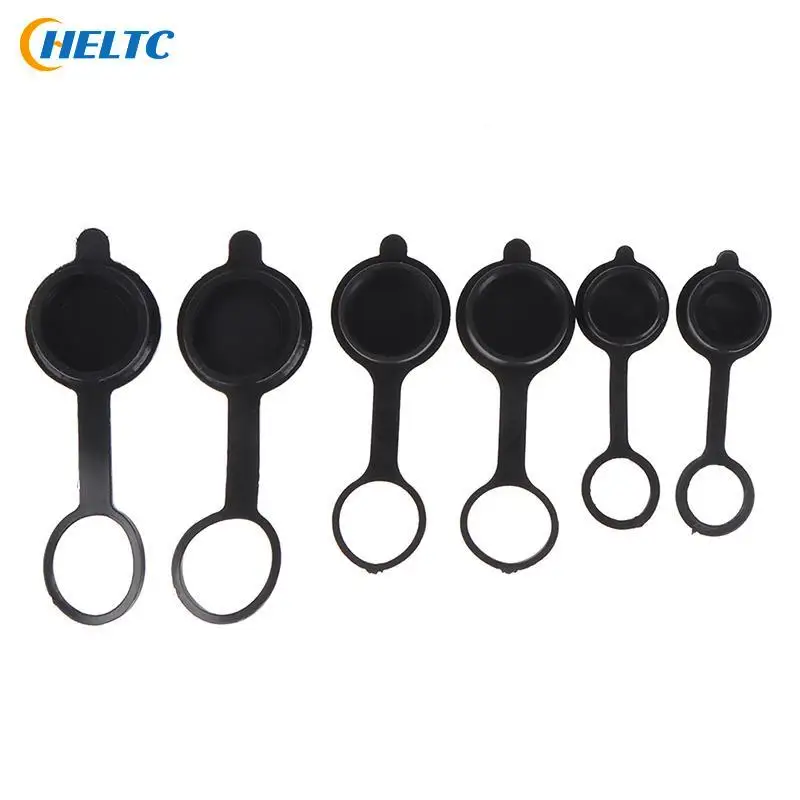 

10 шт./упак. GX12 GX16 GX20 авиационная круглая заглушка, водонепроницаемая Пылезащитная крышка, сварочные кабельные разъемы, Резиновая Защитная к...