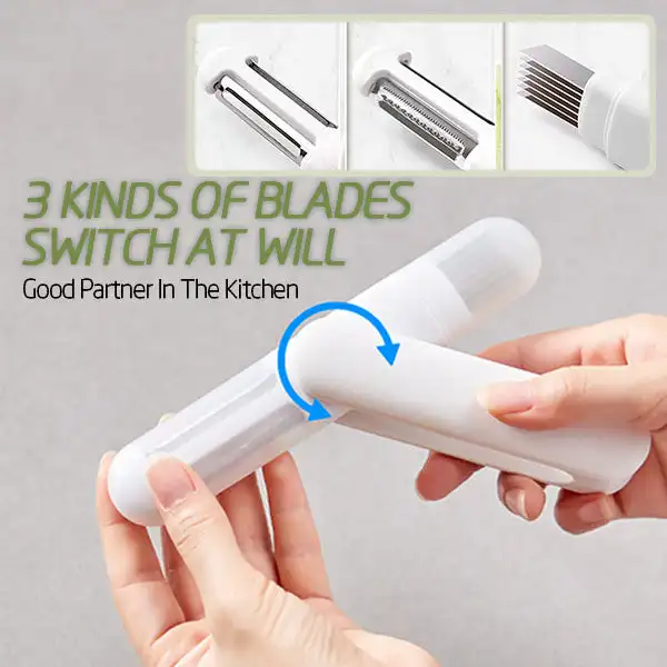 

MINTIML® 3 in 1 Multifunctional Rotary Paring Knife